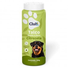 92049 - Talco banho a seco Citronela 100g - Club Cat Dog 