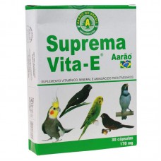 92109 - Suplemento vitaminico Suprema Vit E 170mg caixa com 30 comprimidos-Aarão do Brasil-MEDIDAS: A12XC9CM