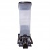 Movel dispenser plastico preto e cristal 10unx50L - Alvorada - 140x60x220cm