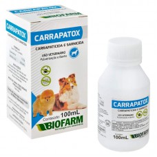 92208 - Carrapaticida Sarnicida Carrapatox 100ml - Biofarm - Cipermetrina a 10%