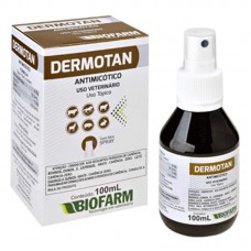 92210 - Antimicótico, Cicatrizante  antibacteriano Dermatan 100ml -Biofarm - Iodo e tanino - Dermacomicótico