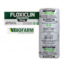 92221 - Antimicrobiano Floxiclin 50mg - Biofarm - Enrofloxicina 50mg