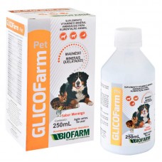 92222 - Suplemento vitaminico glicofarm pet 250ml - Biofarm 
