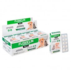 92236 - Antimicrobiano Floxiclin 150mg 10comprimidos - Biofarm - Enrofloxicina 150mg