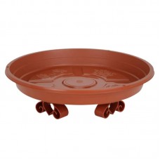 92601 - Prato para vaso com pe N4 Ceramica - Jorani - MEDIDAS: 7,5 X 24,5CM