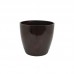 Vaso cachepo plastico diamond cafe N2 1,25L - Jorani - 12,5x12cm