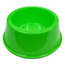 92841 - Comedouro plastico Verde Neon 1litro - Pet Toys - MEDIDAS: C21,5 X L21,5 X A8CM