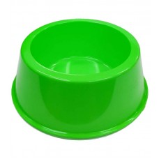 92845 - Comedouro plastico Verde Neon 1,9litro - Pet Toys - MEDIDAS: C24 X L24 X A8CM