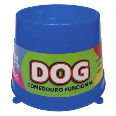 92853 - Comedouro plastico Lento Dog Cores Diversas 250ml - Pet Toys - MEDIDAS: C16 X L16 X A12CM