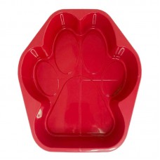 92897 - Bandeja higienica plastica luxo pata vermelha - Smart Fer - 40x46x9cm 
