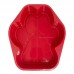 Bandeja higienica plastica luxo pata vermelha - Smart Fer - 40x46x9cm 