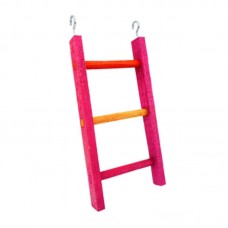 92908 - Brinquedo Madeira Escada Color 3 Degraus P - Beneh Dog - Medidas: 17,5X33cm