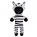Brinquedo pelucia pocket zebra - Super Pet - 17cm