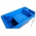 Banheira plastica azul com suporte branco 150L - Club Ferri 