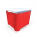 Porta Ração Plastico Container suporta até 15kg - Vermelho - Furacao Pet - MEDIDAS: A32XC38XL34CM 