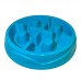 Comedouro plastico Lento Anti Stress Azul 250ml - Four Plastic - MEDIDAS: C30 X A5CM