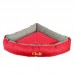 Cama suete com vies canto sala bordado M - Club Coleiras - 18x74x58cm