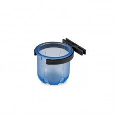 93517 - Porta-Vitamina Plastico Azul com presilha Preta Rubi Garra Simples 25ml - INJETFOUR - com 12 un