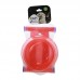 Comedouro plastico c/suporte Colors Vermelho 750ml M - Lilopety - MEDIDAS:C27XL27XA24CM