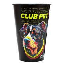 93637 - Copo Plastico Cães Club Pet 550ml - Club Pet - MEDIDAS: L10XA14CM 