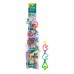 Brinquedo plastico Escada Interativa para passaros 29cm C/6un- Club Divert Pet - Medidas emb:65X15cm