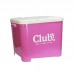Porta Ração Plastico Container suporta até 15kg - Rosa -  Club Furacão - MEDIDAS: A32XC38XL34CM 