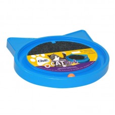 93862 - Brinquedo Plastico Super Cat Relax - Azul - Club Furacão Pet - MEDIDAS: C44XL40XA5CM 