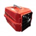 Caixa de transporte Mec Box Vermelho com Preto N1 - Mec Pet - COMP:32CM X LARG:26CM X ALT22CM