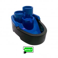 94045 - Fonte plastica Pop Cabo USB bivolt 2,5l azul - SEM FILTRO - Durapets - 35X25X20cm
