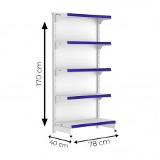 94221 - GONDOLA ACO FIT CENTR PONT BR 40KG 1.70M P*0