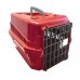 Caixa de transporte Mec Box Filhotes Vermelho N2 - Mec Pet - COMP:42CMXLARG:29CMXALT27CM