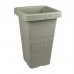 VASO PLAST GREGO QUADRADO 10L AREIA P*0