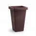 VASO PLAST GREGO QUADRADO 19,5L CAFE P*0