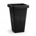 VASO PLAST GREGO QUADRADO 7L PR P*0