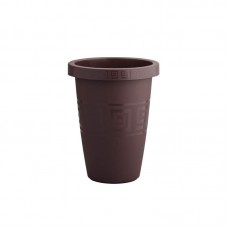 94702 - Vaso plastico grego redondo cafe 11L - Plasmont - 28x35x28cm 