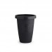 Vaso plastico grego redondo preto 14,5L - Plasmont - 28x35x28cm 