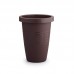 Vaso plastico grego redondo cafe 21L - Plasmont - 34x34x44,5cm 