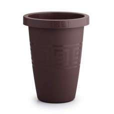 94711 - Vaso plastico grego redondo cafe 32L - Plasmont - 37x37x52,1cm 