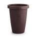 VASO PLAST GREGO REDONDO 32L CAFE P*0