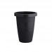 Vaso plastico grego redondo preto 5L - Plasmont - 21x27x21cm 