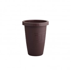 94717 - Vaso plastico grego redondo cafe 7,5L - Plasmont - 24x31x24cm 