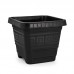 Vaso plastico quadrado preto EG 29L - Plasmont - 38x38x33cm