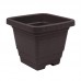 VASO PLAST QUADRADO GG 18L CAFE P*0