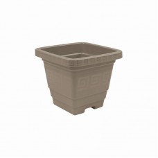 94746 - VASO PLAST QUADRADO PP 350ML AREIA P*0