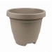 Vaso plastico redondo areia EG 26L - Plasmont - 43x43x36cm