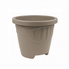 94790 - Vaso plastico redondo areia G 9L - Plasmont - 30,5x30,5x24,9cm