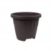 Vaso plastico redondo cafe M 5L - Plasmont - 24,9x24,9x20,3cm