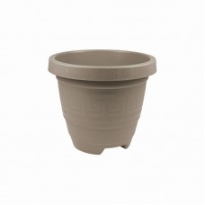 94799 - Vaso plastico redondo areia P 1,7L - Plasmont - 17,5x17,5x14,7cm