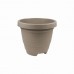 VASO PLAST REDONDO P 1,7L AREIA P*0