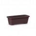 Vaso plastico retangular cafe G 7L - Plasmont - 45,3x18,5x14,8cm